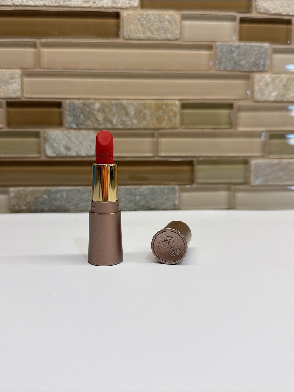Lancôme Classic Red Matte Lipstick #135 sample size